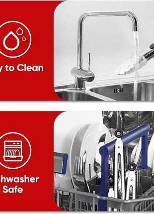 Stainless Steel Tongs Set, Food Grade Stainless Steel Kitchen Tongs, Heat Resistant 600 Degrees, for Cooking, BBQ Barbecue, Grilling, Buffet, Serving (7"+9"+12")