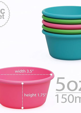 Bakerpan Silicone Jumbo Muffin Cups For Baking, Smooth Large Air Fryer Muffin Cups, 3 1/2 Inch Muffin Baking Cups, Jumbo Cupcake Liners - Set of 6