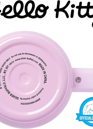 Silver Buffalo Sanrio Hello Kitty Summer Kawaii Fruits Stainless Steel Tumbler with Handle, Fits in Standard Cup Holder, 40 Ounces