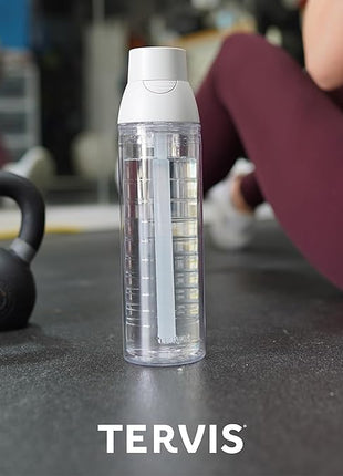 Tervis Venture Lite Kelly Ventura - Floral Collection Made in USA Double Walled Insulated Tumbler Travel Cup Keeps Drinks Cold & Hot, 24oz Water Bottle, Posy