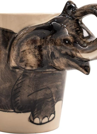 Holder mug coffee tea cup elephant cute chubby shaped lucky feng shui from white ceramic for women gifts cups travel funny animal can recycling and personalized beautiful kitchen fun teapot