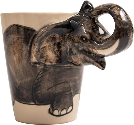Holder mug coffee tea cup elephant cute chubby shaped lucky feng shui from white ceramic for women gifts cups travel funny animal can recycling and personalized beautiful kitchen fun teapot