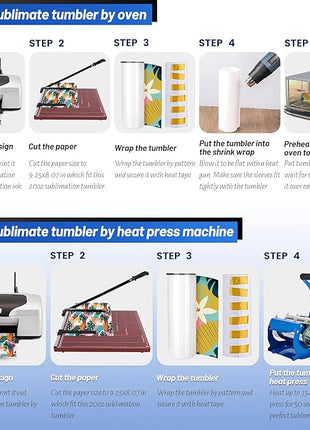 Joyclub Sublimation Tumblers Blanks 20 oz 10 Pack Skinny Straight Tumblers Bulk Stainless Steel Insulated Sublimation Cups with Lid and Straw, Gift Box