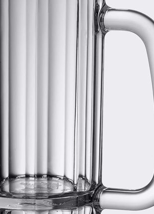 G.E.T. 00086-1-SAN-CL Shatter-Resistant Plastic Beer Mug / Stein, 16 Fluid Ounce, BPA Free (Pack of 12),Clear