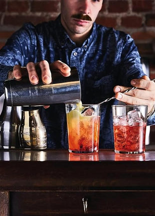 Bormioli Rocco Bodega Collection Glassware – Set Of 12 Maxi 17 Ounce Drinking Glasses For Water, Beverages & Cocktails – 17oz Clear Tempered Glass Tumblers, Transparent