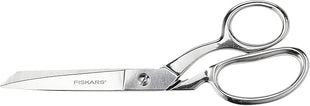 Fiskars Forged Scissors - 8" Stainless Steel - Paper and Fabric Scissors for Office, Arts, and Crafts - Silver