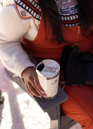 STANLEY Stay-Chill Beer Pint 16 oz | Wide Mouth Lid | Built-In Bottle Opener | Beer Tumbler Cup | Insulated Stainless Steel Pint Glass | BPA-Free | Polar