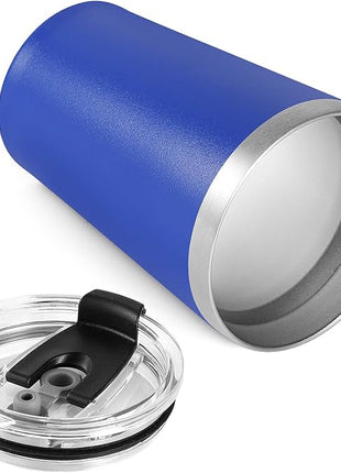 VEGOND 12oz Tumbler Stainless Steel Tumbler bulk Vacuum Insulated Double Wall Travel Tumbler with Lid and Straw Reusable Tumbler, Light blue 1 Pack