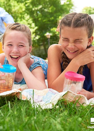 Tervis Palm Tree & Hammock Scene Made in USA Double Walled Insulated Tumbler Cup Keeps Drinks Cold & Hot, 16oz - 4pk, Unlidded