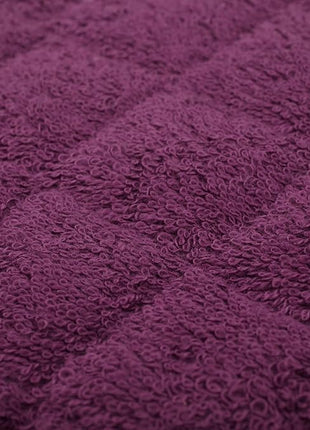 100% Cotton Kitchen Everyday Basic Terry Pot Holder Heat Resistant Coaster Potholder for Cooking and Baking Set of 5 Grape