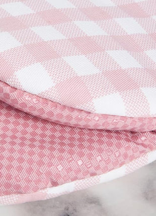 KitchenAid Gingham Mini Oven Mitt 2-Pack Set, Dried Rose, 5.5"x8"