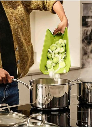 Joseph Joseph Chop2Pot Plus Folding Cutting Board (Large) - Green