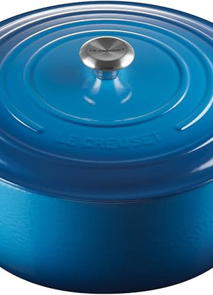 Le Creuset Enameled Cast Iron Signature Round Dutch Oven, 13.25 qt., Marseille