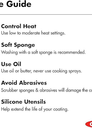 OXO Enhanced, 12" Frying Pan Skillet with Lid, Healthy Ceramic Nonstick, PFAS-Free, Stainless Steel Handle, Dishwasher Safe, Oven Safe, Black