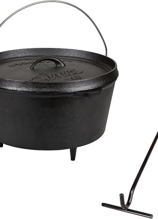 Stansport Pre-Seasoned Cast Iron Dutch Oven