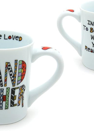 Our Name is Mud “Loved Grandmother” Porcelain Mug, 16 oz.