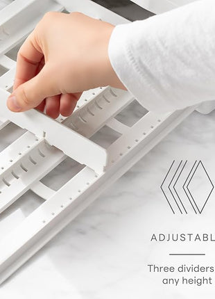 YouCopia SpiceStack Adjustable Spice Rack Organizer, Pull-Down 24-Bottle Seasonings and Spices Holder for Kitchen Cabinet and Pantry Organization with 104 Included Labels