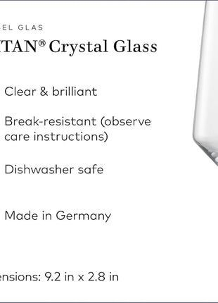 ZWIESEL GLAS Pure Champagne Glass (Set of 4), Champagne Flutes with Effervescent Point, Dishwasher-Safe Tritan Crystal Glasses, Made in Germany (10 Ounce)