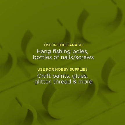 Spice Clip Grippers For Cabinet Doors - Organizer for Spices - Spice Rack Holds15 Spice Jars - Extemely Strong 3M Adhesive Gripper In White For Pantry 15 Ct