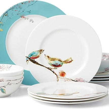 Lenox 896843 Chirp 12-Piece Dinnerware Set