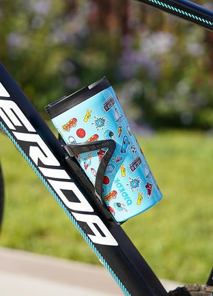 BJPKPK 30oz Tumbler With lid And Straw Stainless Steel Travel Coffee Mug Insulated Tumblers Cups,Hawaii Fruits Purple