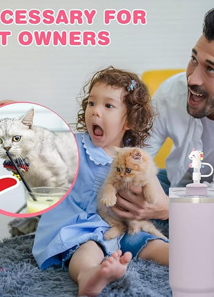 14S Straw Cover for Stanley Cup, Silicone Straw Topper for Stanley Cup 30&40oz with Tumblers, 10mm 0.4in Lid Accessories (Reusable)