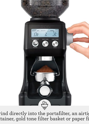 Breville the Smart Grinder Pro BCG820BST, Black Stainless Steel