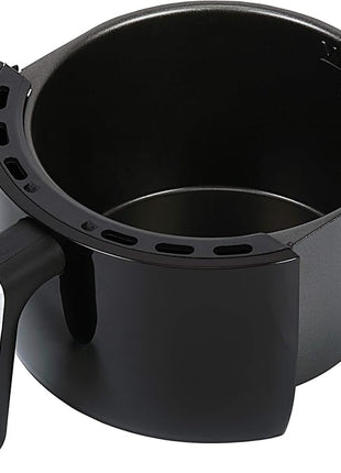 COSMO COS-23AFAKB 2.3 Quart Electric Small Air Fryer with Temperature Control, Timer, Auto Shut-Off, Non-Stick Frying Tray, 1000W Compact Mini Air Fryer (2.3 Quarts, Stainless Steel/Black)