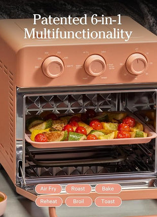 Our Place Wonder Oven Essentials Kit | Extra Air Fryer Basket & Nonstick Ceramic-Coated Bake Pan | Oven Safe, Eco-Friendly | Spice