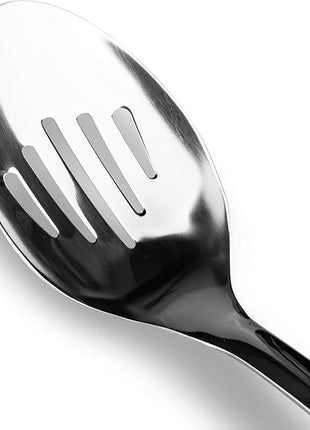 Brushed Stainless Steel Non-Slip Ergonomic Handle Spoon