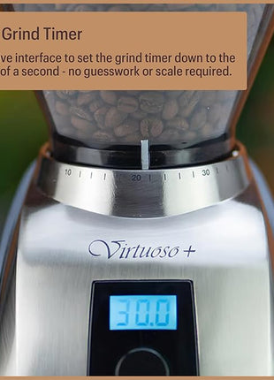 Baratza Virtuoso+ Coffee Grinder ZCG587BLK, Black