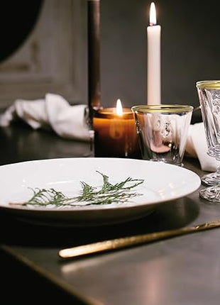 La Rochere Gold Rimmed Napoleon Bee Tumbler Set of 4 – La Rochere Bee Glassware Sets – Gold Rimmed Glassware (10 oz)