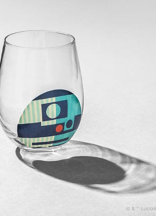 JoyJolt Star Wars™ Helmet Hues Tumblers Stemless Glasses. Set of 4 Large 19oz Glass Drinking Glasses, Wars Kitchen Gifts and, Collectibles for Adults