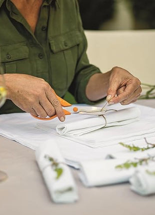 Fiskars Kitchen Scissors, Total Length: 18 cm, Quality Steel/Synthetic Material, Classic, 1000819