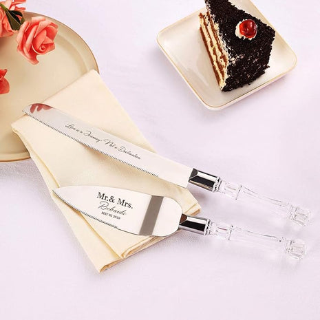 AW BRIDAL Personalized Wedding Cake Knife and Server Set Cake Cutting Set for Anniversary Wedding Engagements Bridal Shower Gifts for Couples//DK001CPP68//