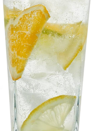 Libbey City Tumbler Glasses, 14.3-ounce, Set of 8