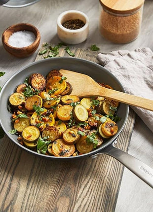 GreenPan Chatham Hard Anodized Healthy Ceramic Nonstick, 8" Frying Pan Skillet, PFAS-Free, Dishwasher Safe, Oven Safe, Gray