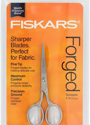 Fiskars 12-92977097J Forged Embroidery Scissors, 4 Inch, Gray