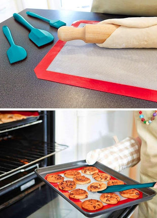 StarPack Basics Silicone Spatula (11.5"), High Heat Resistant to 480°F, Hygienic One Piece Design, Non Stick Rubber Cooking Utensil (Teal Blue)