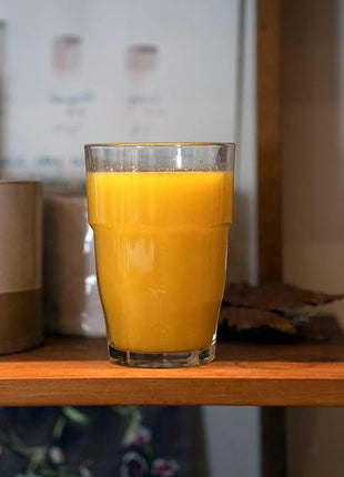 Bormioli Rocco Rock Bar 16.25 oz. Cooler Stackable Tempered Beverage Glasses for Cold Drinks, Water, and Cocktails, Set of 6, Clear