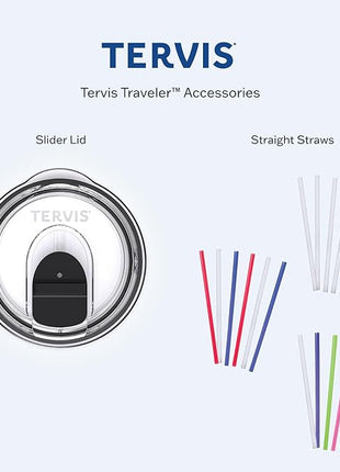 Tervis Traveler Kelly Ventura Floral Collection Triple Walled Insulated Tumbler Travel Cup Keeps Drinks Cold & Hot, 20oz - Stainless Steel, Posy