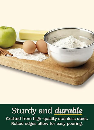 Cuisinart Mixing Bowl Set, Stainless Steel, 3-Piece, CTG-00-SMB