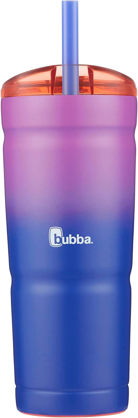 Bubba Envy S Stainless Steel Tumbler with Straw, 24oz., Vineyard Ombre