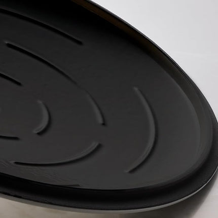 Tramontina Bestow Enameled Cast Iron Skillet with Lid, 12-inch Frying Pan, Smoke with Gold Knob