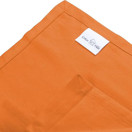 Urban Villa Halloween Kitchen Towels Set of 6 Dish Towels for Kitchen 100% Cotton Orange Color Dish Cloths 20''X30'' Multi-Purpose Kitchen Hand Towels Highly Absorbent Kitchen Towels with hanging Loop