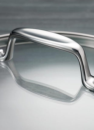 Tramontina Tri-Ply Clad Stainless Steel 10-Piece Cookware Set with Glass Lids, Pots and Pans Kitchen Set, Induction-Ready, Dishwasher-Safe, NSF-Certified