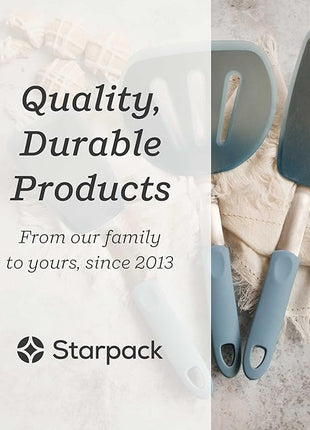 Starpack 'Flex & Flip' Flexible Silicone Turner Spatula Set (3 Pcs) - High Heat Resistant Spatulas for Cooking Egg 600°F - Silicone Pancake Turner Spatula, LFGB Grade Non Stick Rubber Kitchen Utensils