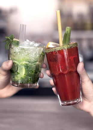 Bormioli Rocco Rock Bar Stackable Rocks Glasses, Set of 6, 9 1/4oz.