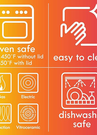 Kenmore Logan Black Stripe 10-Piece Nonstick Aluminum Induction Safe Cookware Set