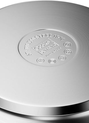 Cooks Standard Stockpots Stainless Steel, 24 Quart Professional Grade Stock Pot with Lid, Silver